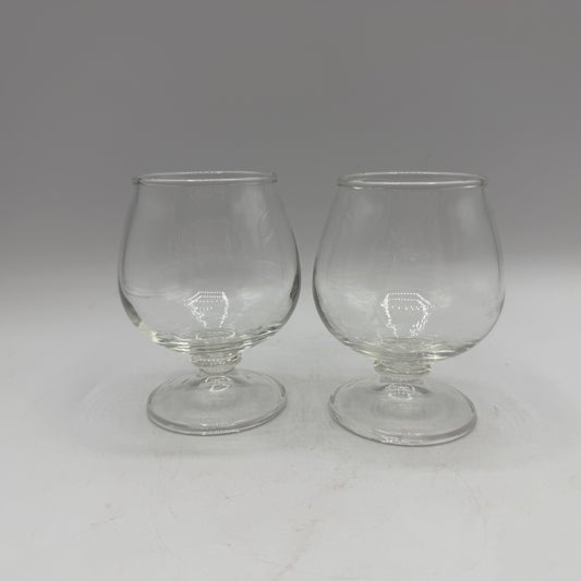 Clear Brandy Snifters, Set of 2