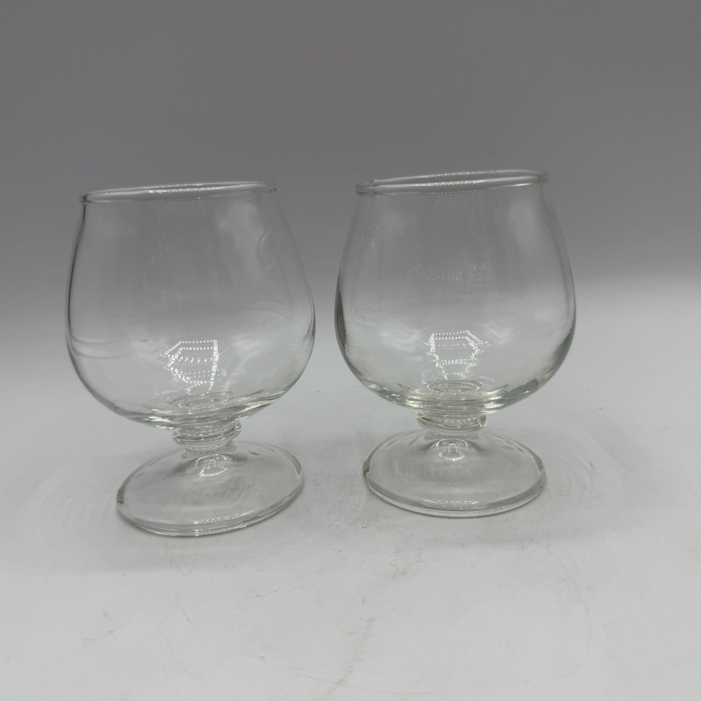 Clear Brandy Snifters, Set of 2