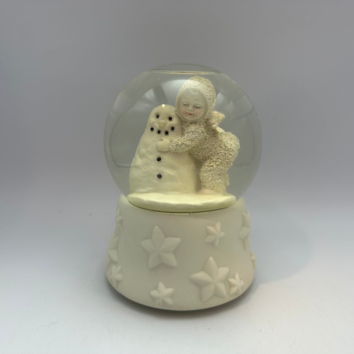Snowbabies I'll Hug You Goodnight Musical Snow Globe