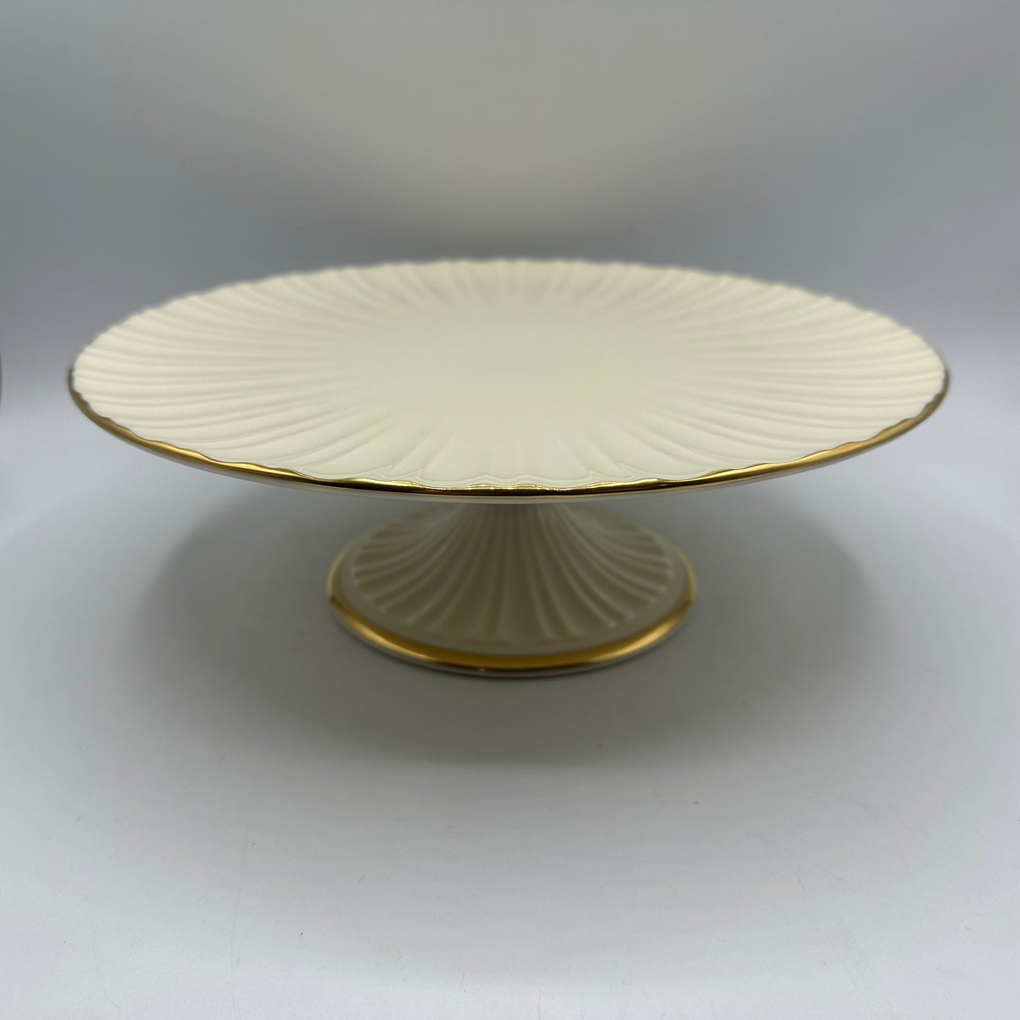 Lenox Plaza Pedestal Cake Stand, 24kt Gold, 10"