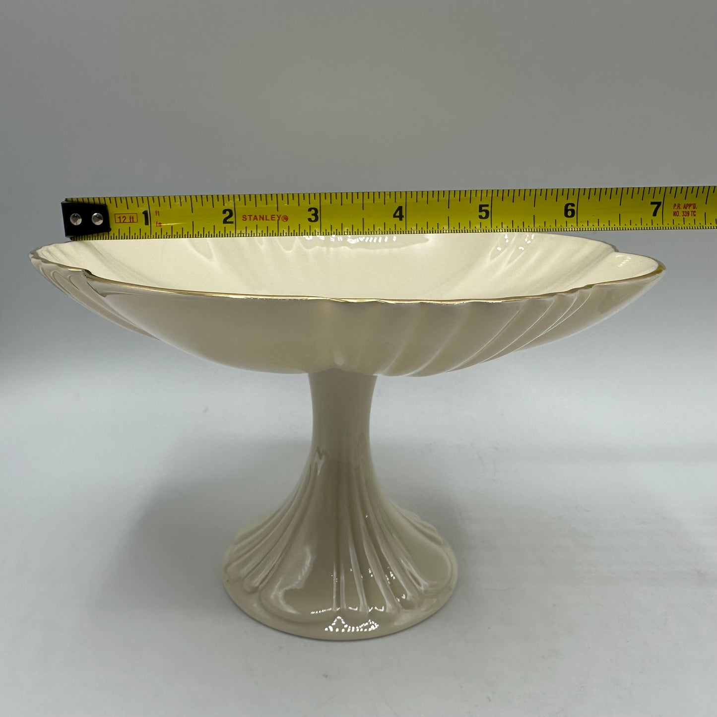 Lenox Pedestal Compote with Gold Trim