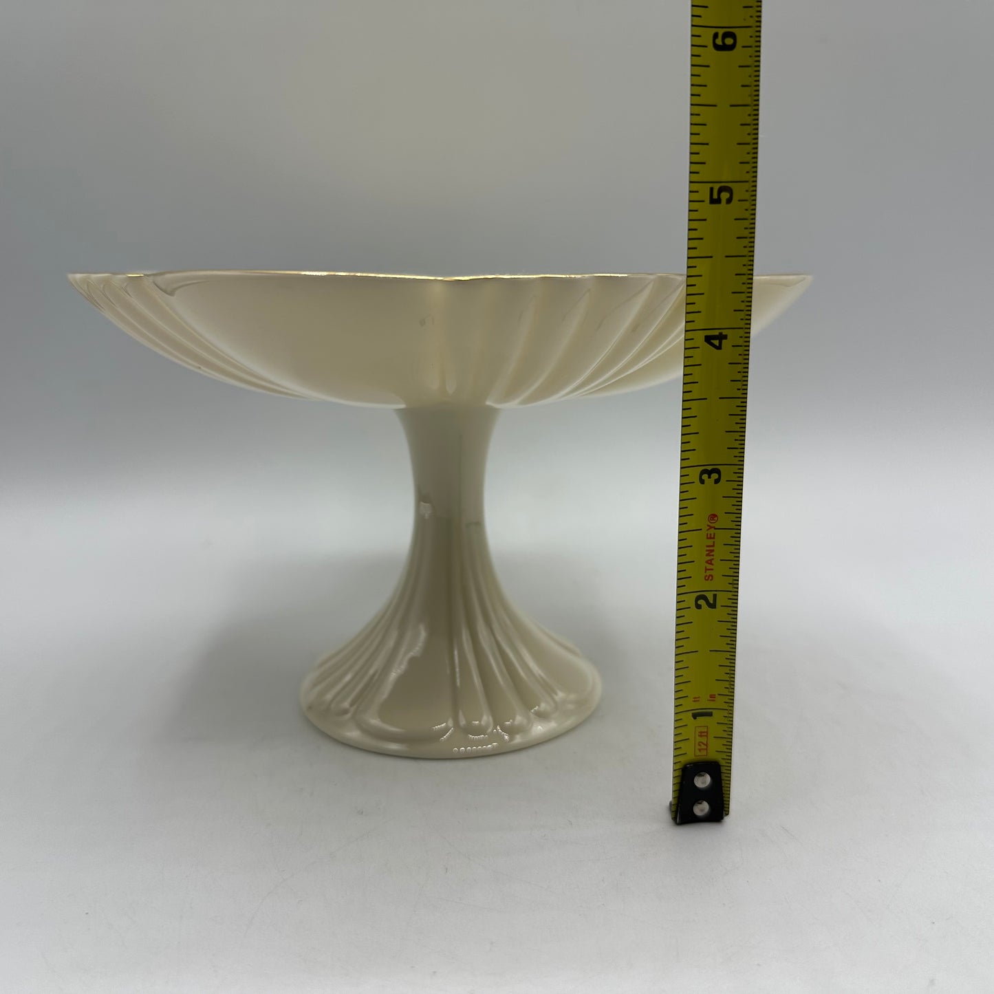 Lenox Pedestal Compote with Gold Trim