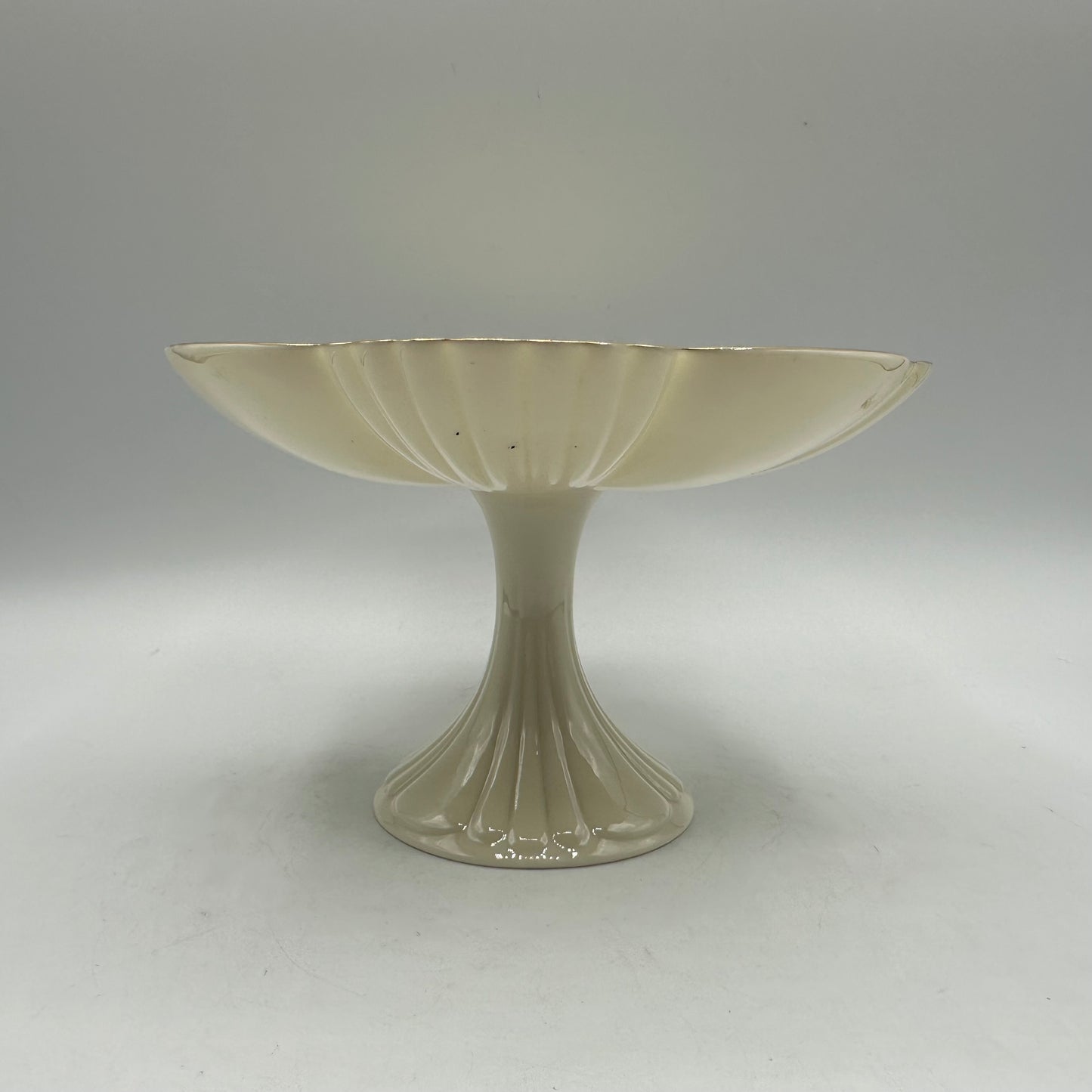 Lenox Pedestal Compote with Gold Trim