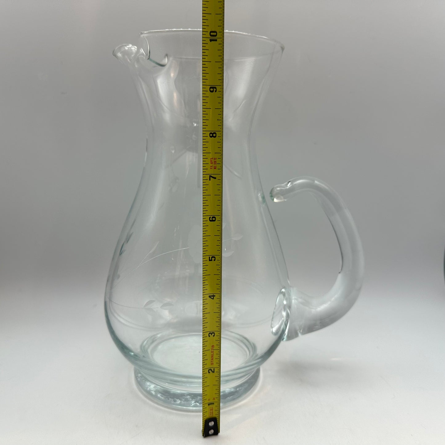 Princess House Pitcher, Heritage Design, Ice Lip