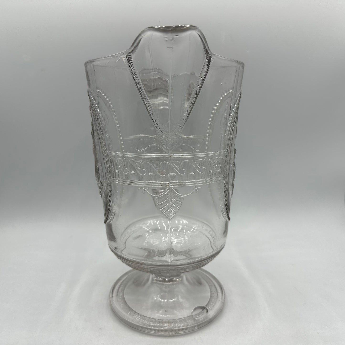 Richards & Hartley Glass Company Cupid & Venus 9" Pitcher Late 1800s