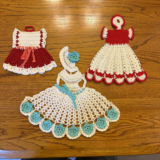Vintage Hot Pads, Lot of 3