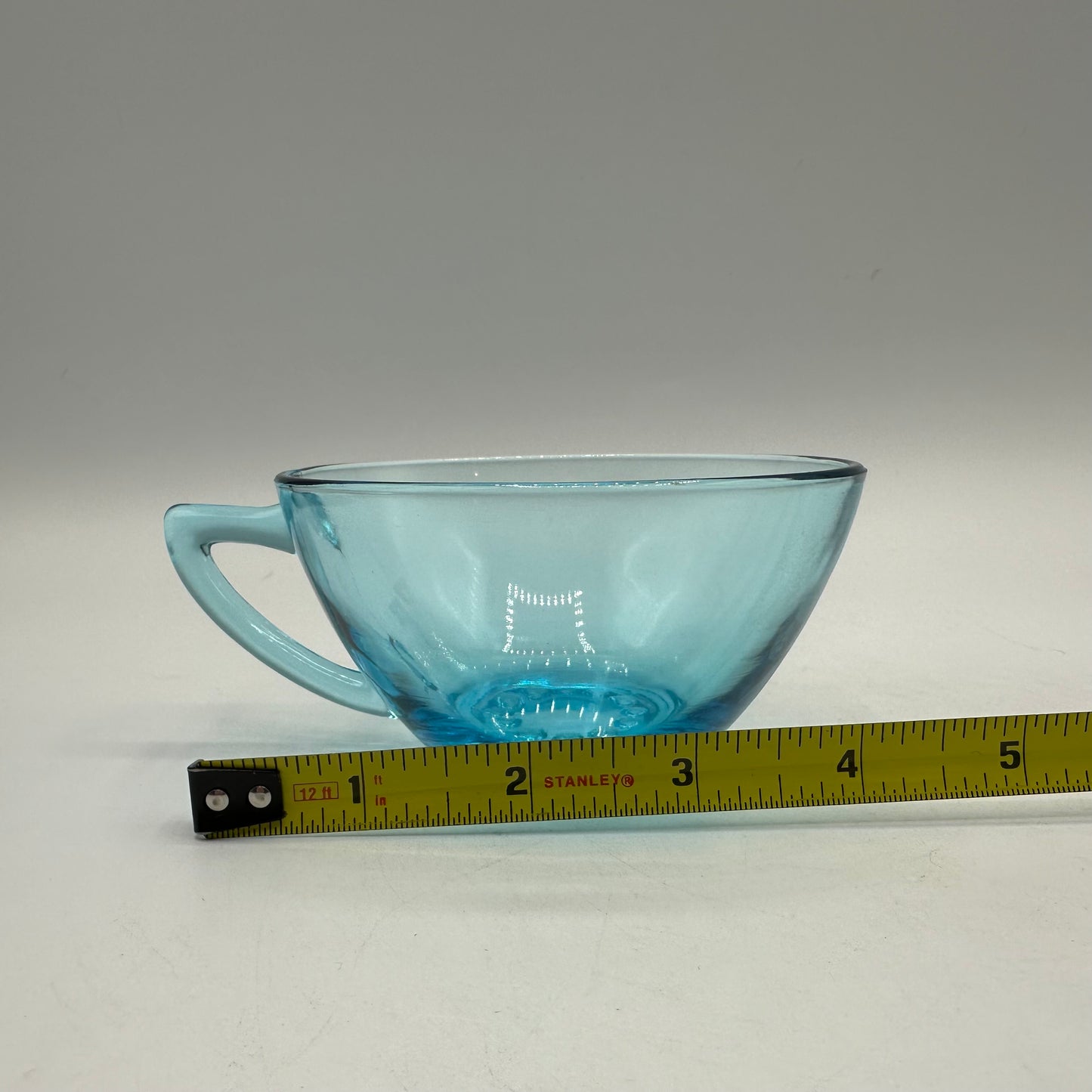 Hazel Atlas Capri Hobnail Teacup, Set of 2