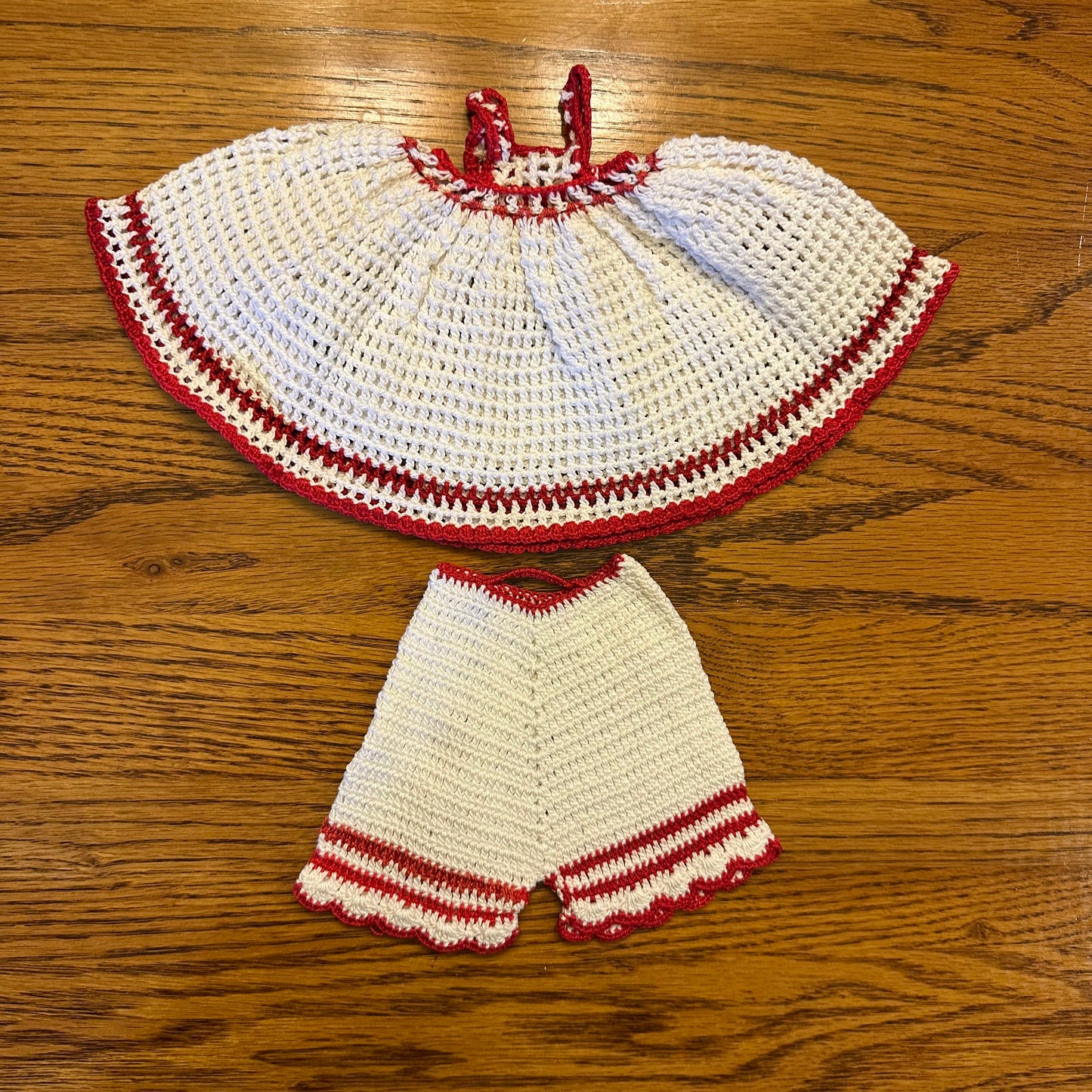 Vintage Hot Pads, Lot of 2, Swimming Suit Set