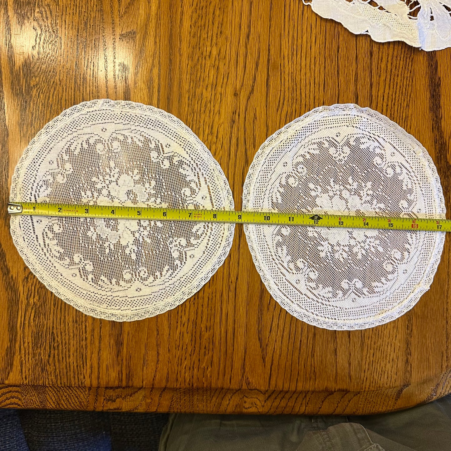 Doilies, Mixed Lot of 5
