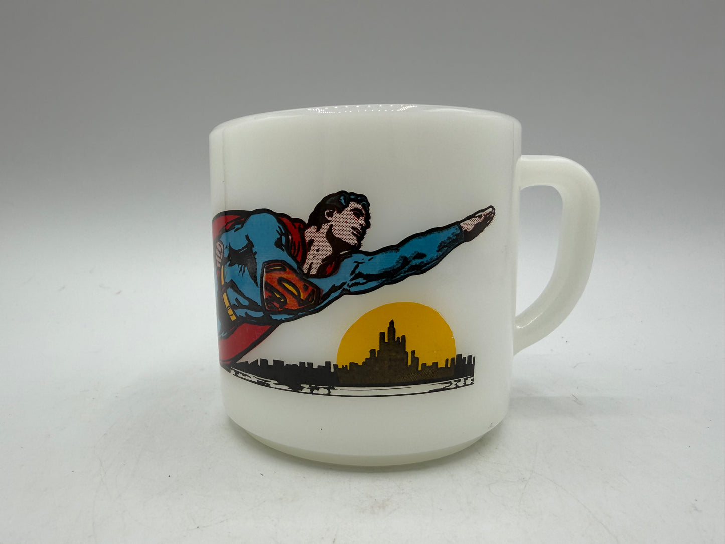 1971 Superman Federal Glass Coffe Mug DC Comics