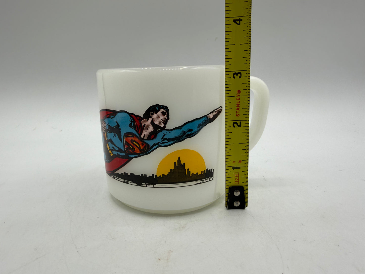1971 Superman Federal Glass Coffe Mug DC Comics