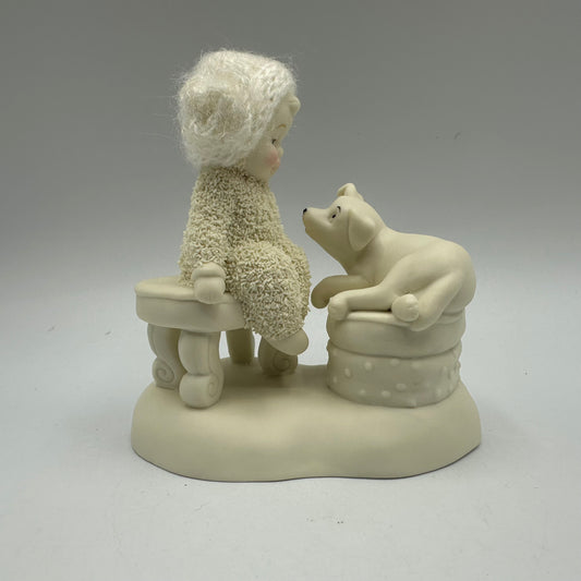 Snowbabies I Can Tell You Anything Porcelain Figurine