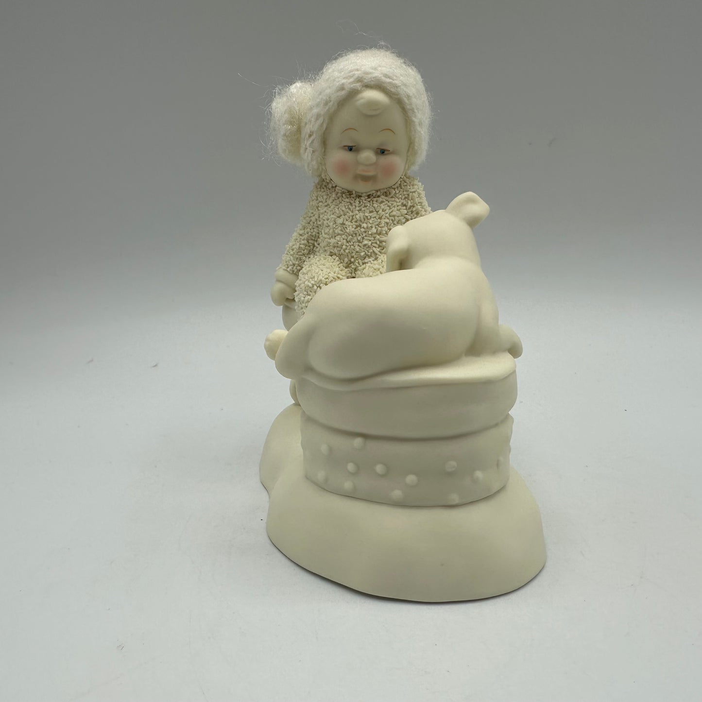 Snowbabies I Can Tell You Anything Porcelain Figurine