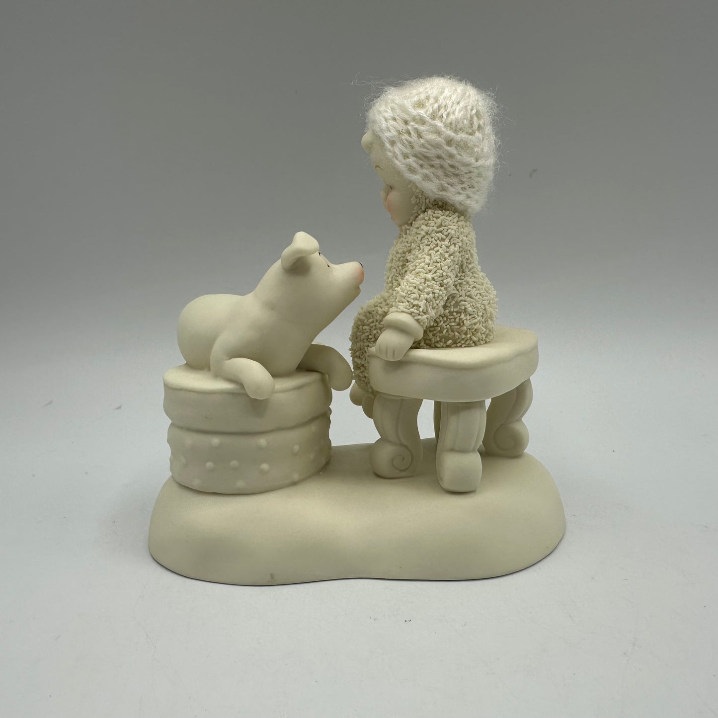 Snowbabies I Can Tell You Anything Porcelain Figurine