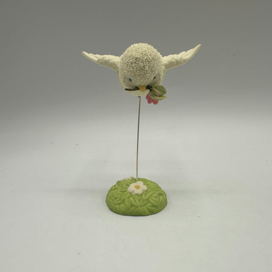 Snowbabies Flying Robin Figurine