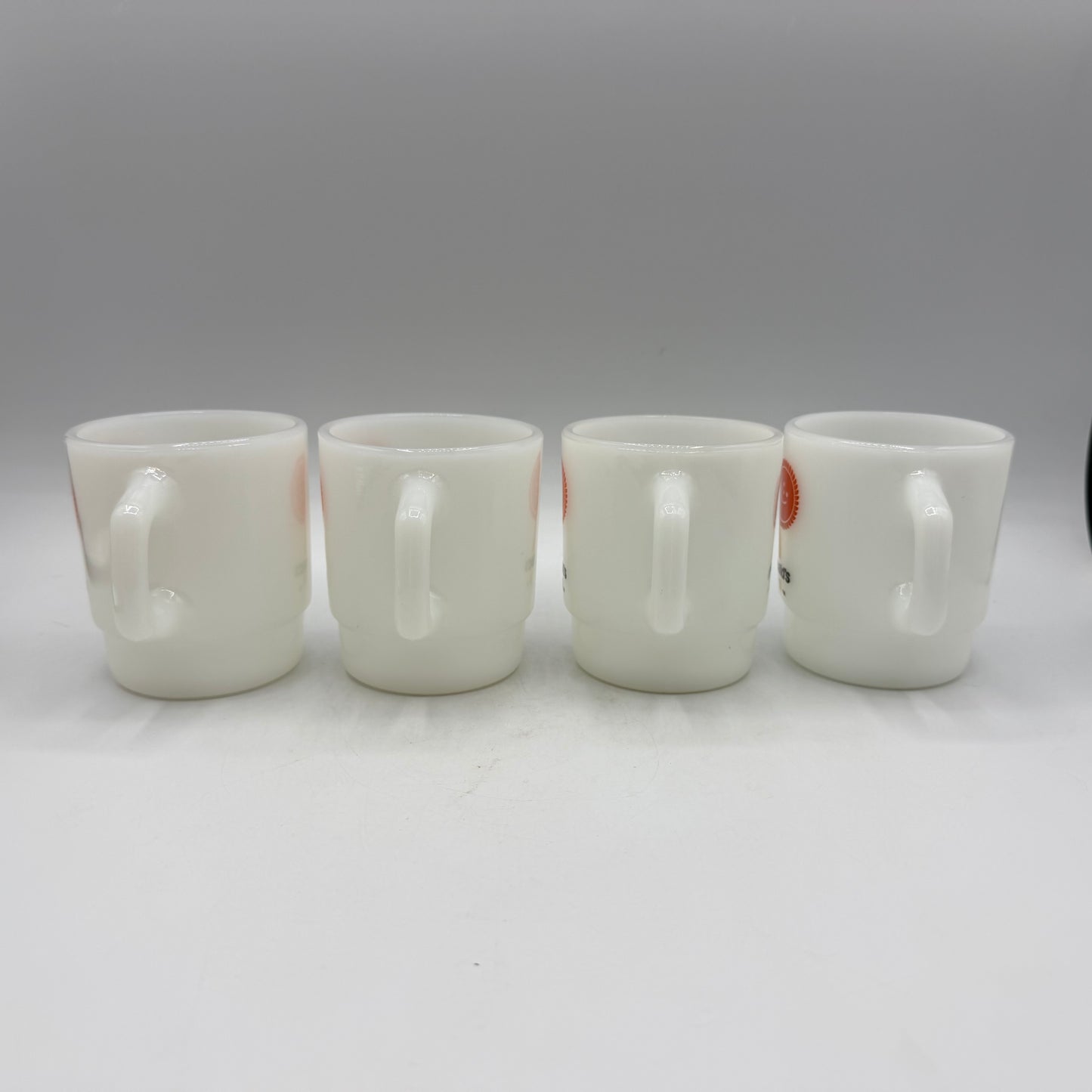 McDonald's "Good Morning" Coffee Mug, Fire King, Set of 4