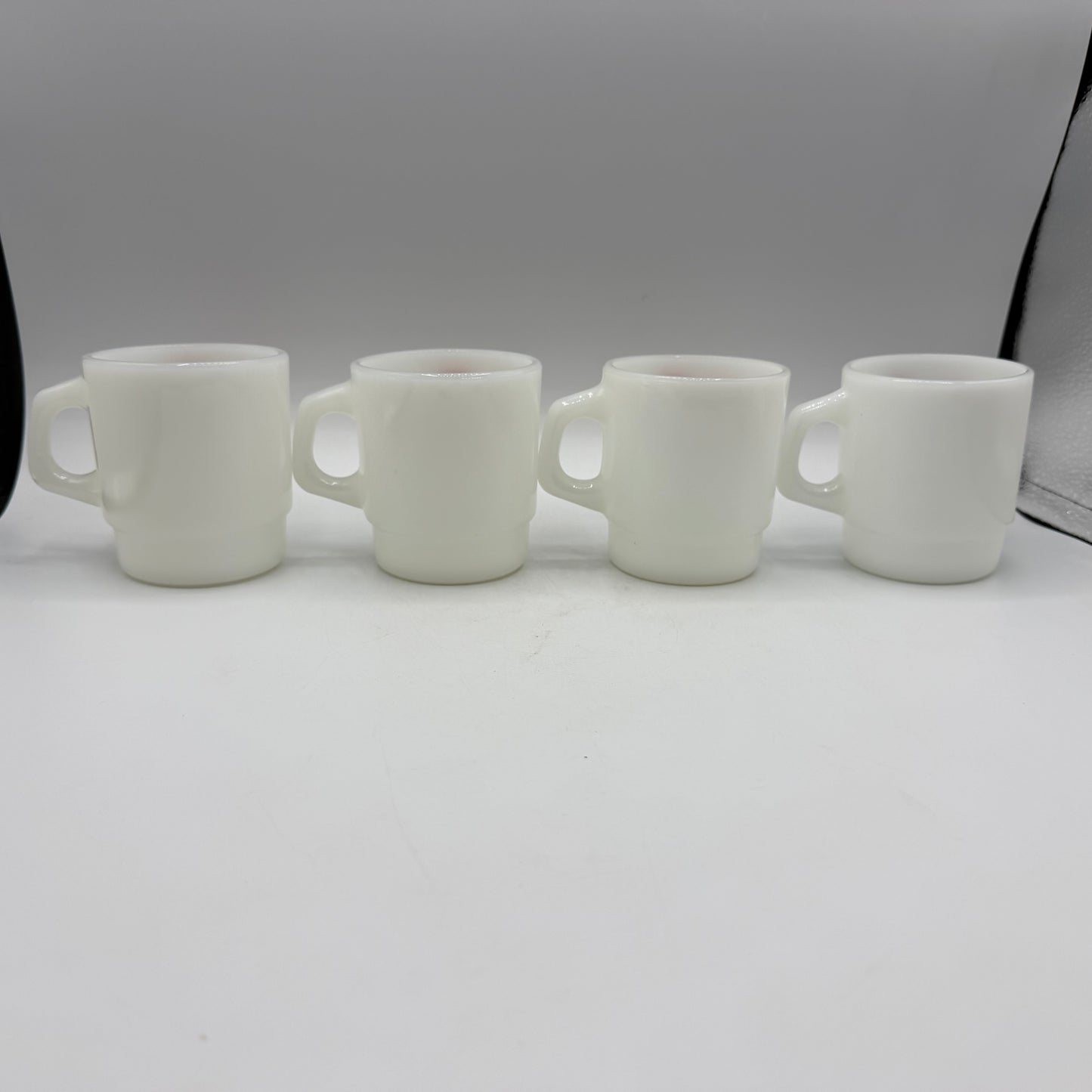 McDonald's "Good Morning" Coffee Mug, Fire King, Set of 4