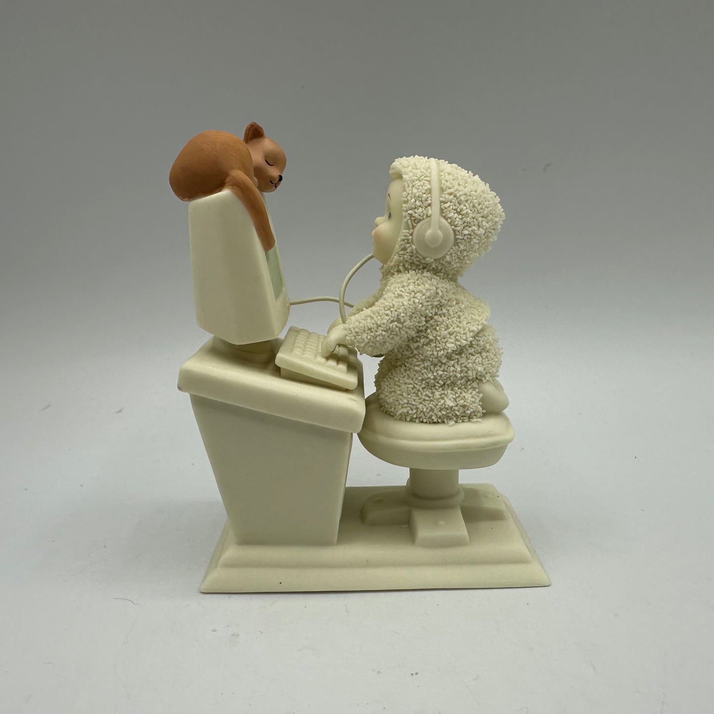 Snowbabies Let's Pretend Screen Saver Porcelain Figurine