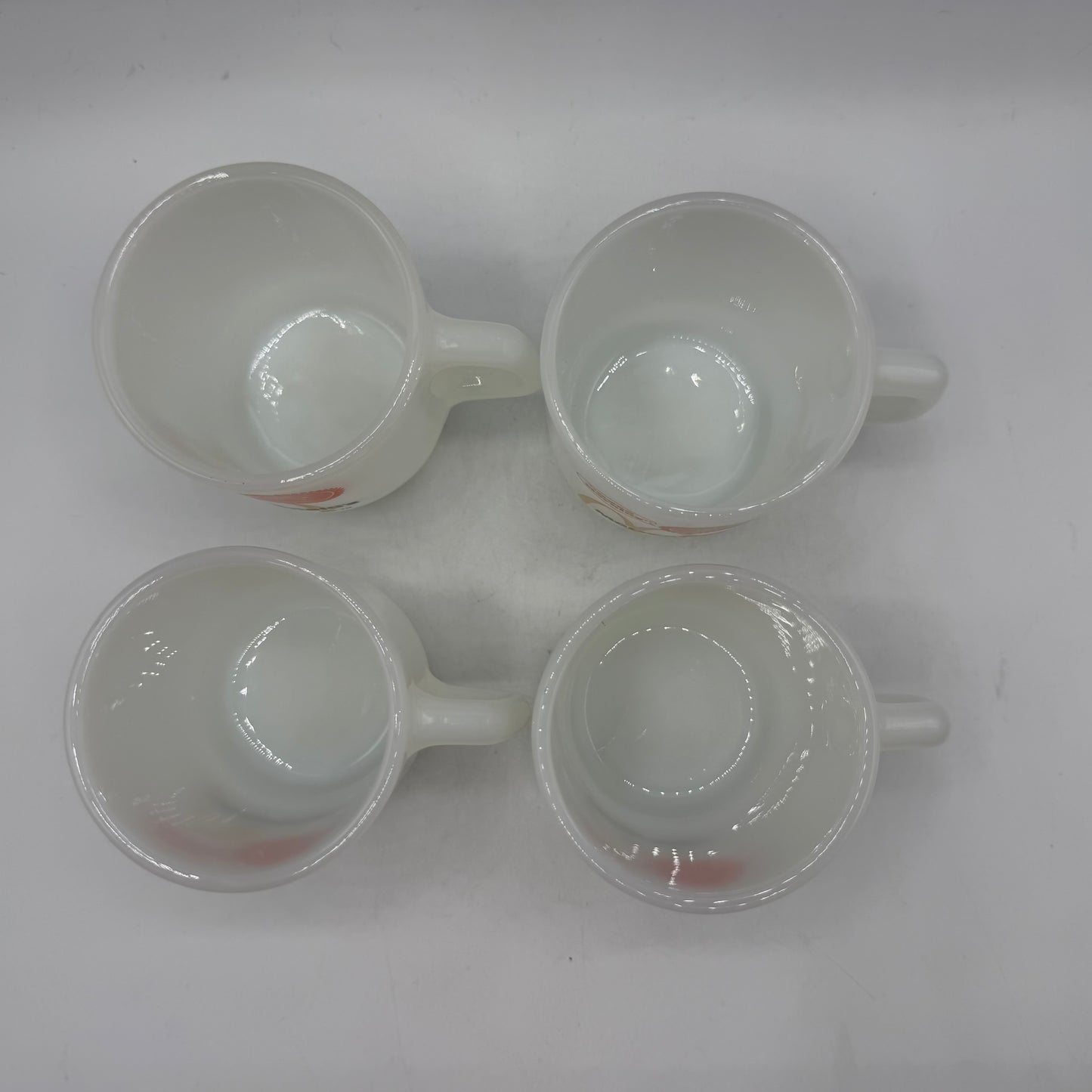 McDonald's "Good Morning" Coffee Mug, Fire King, Set of 4