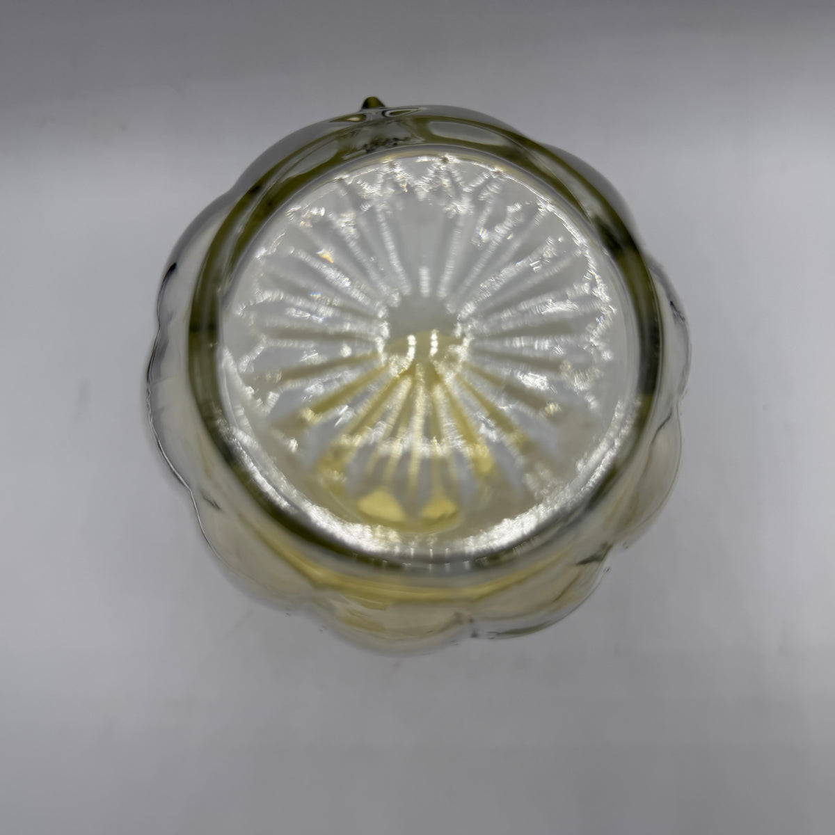 Log Cabin Glass Maple Syrup Dispenser, 1970s