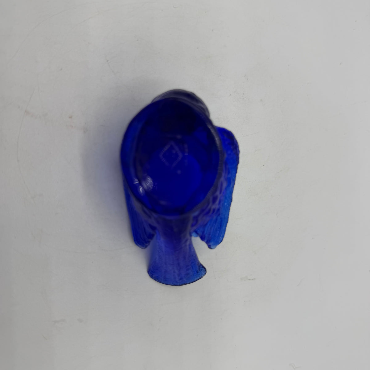 Boyd Cobalt Blue Bird and Berry Salt Cellar
