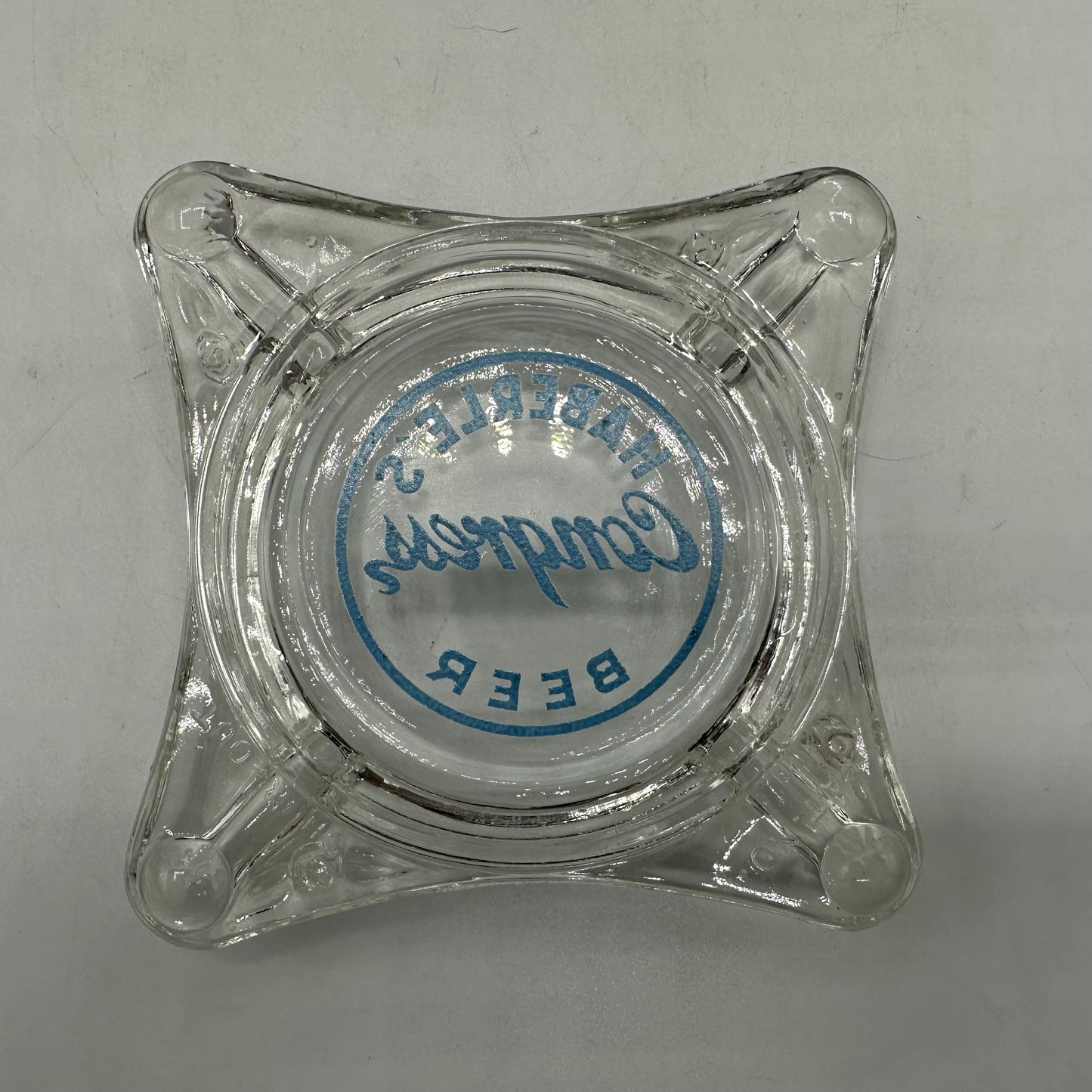 Haberle's Congress Beer Glass Ashtray, Syracuse NY