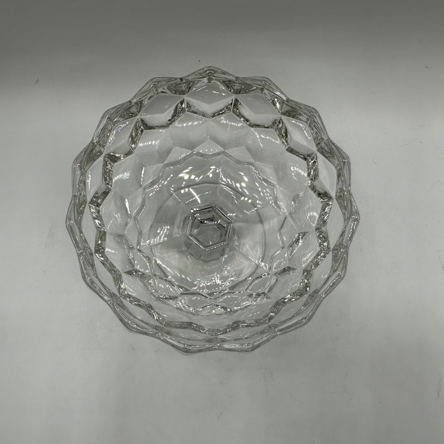 Fostoria Lidded Jam/Jelly Dish, American Clear (Stem 2056)