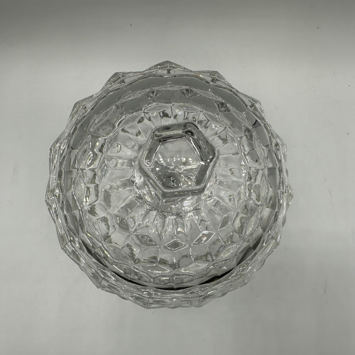 Fostoria Lidded Jam/Jelly Dish, American Clear (Stem 2056)