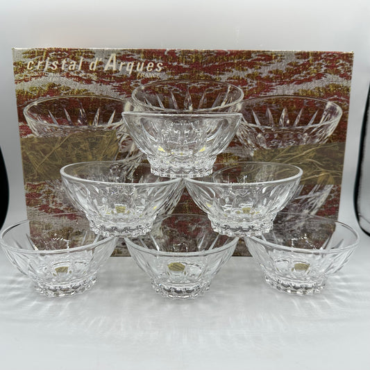 Cristal D'Arques Bowls, Set of 6 Lead Crystal