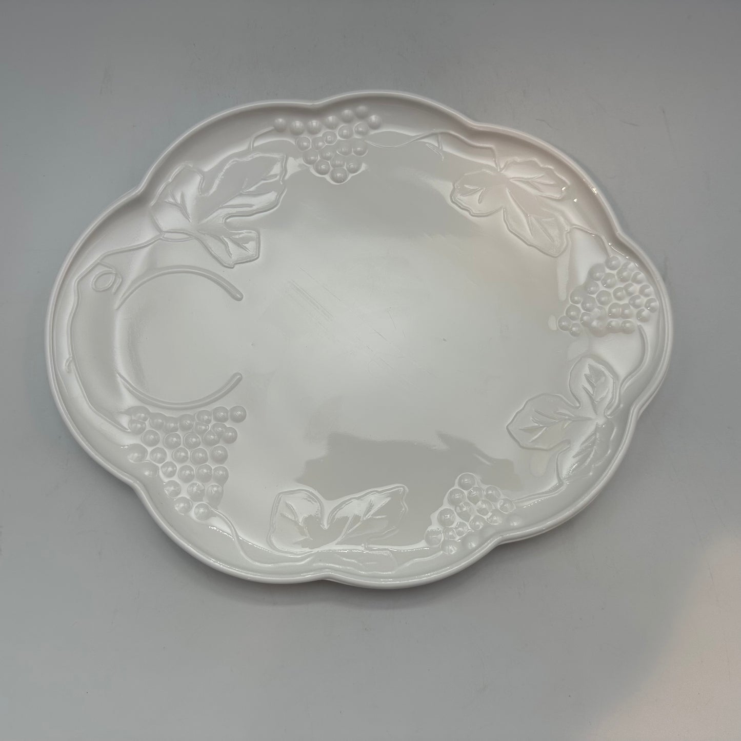 Indiana Glass Colony Harvest Snack Plates and Cup,Set of 4