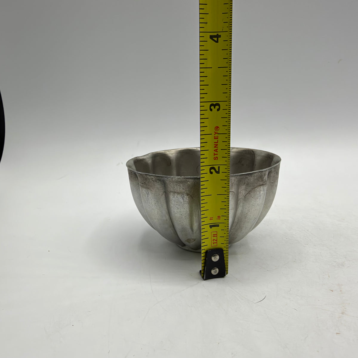 1970s Fluted Aluminum JELL-O Individual Molds, Set of 10