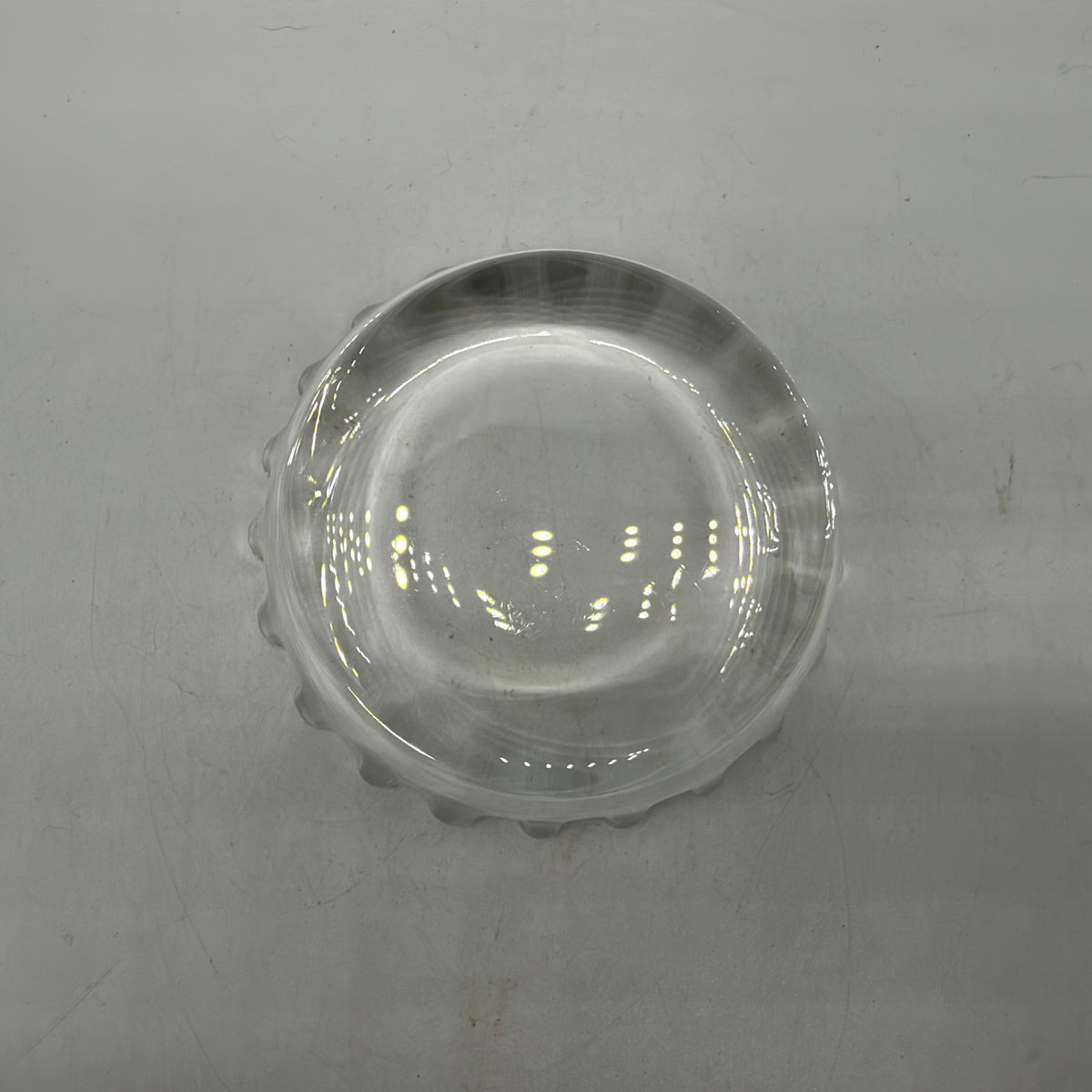 Glass Bottle Cap Paperweight, 3"