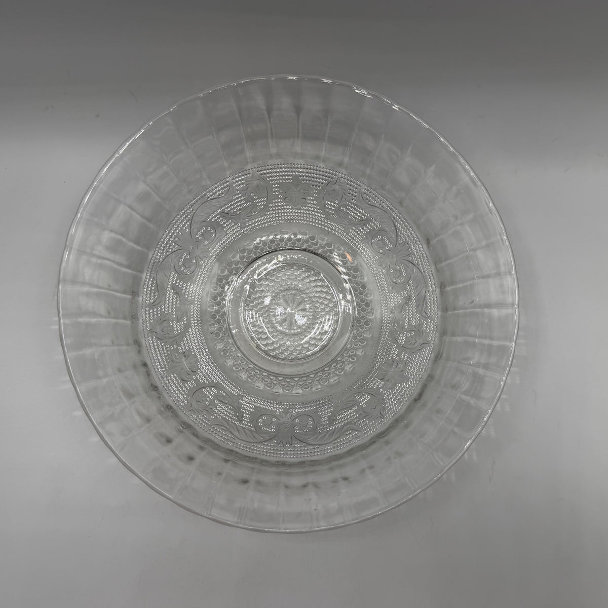 KIG Malaysia Glass Bowls Sandwich Pattern, Set of 2