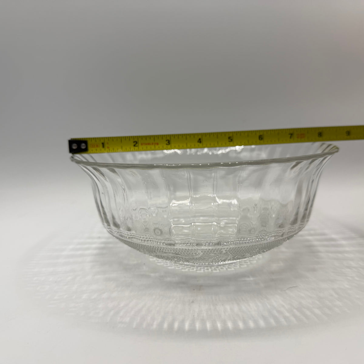 KIG Malaysia Glass Bowls Sandwich Pattern, Set of 2