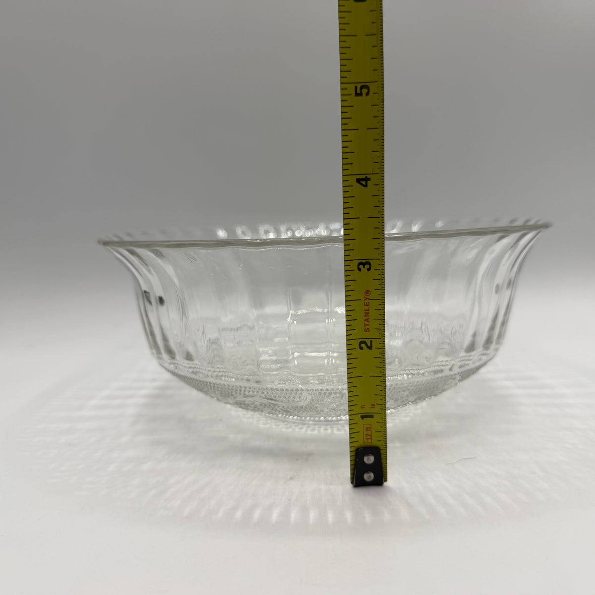 KIG Malaysia Glass Bowls Sandwich Pattern, Set of 2
