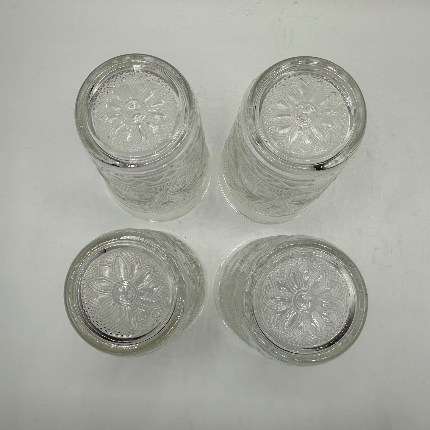 Anchor Hocking Sandwich Clear Flat Tumbler, 9oz, Set of 4