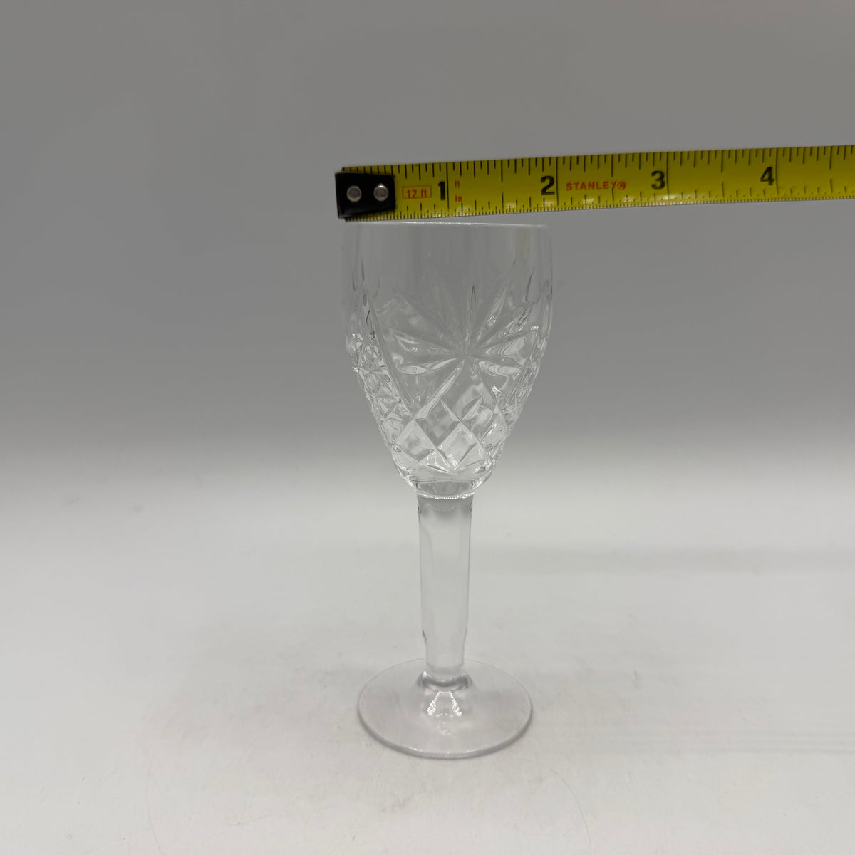 Crystal Cordials, Geometric Pattern, Set of 6