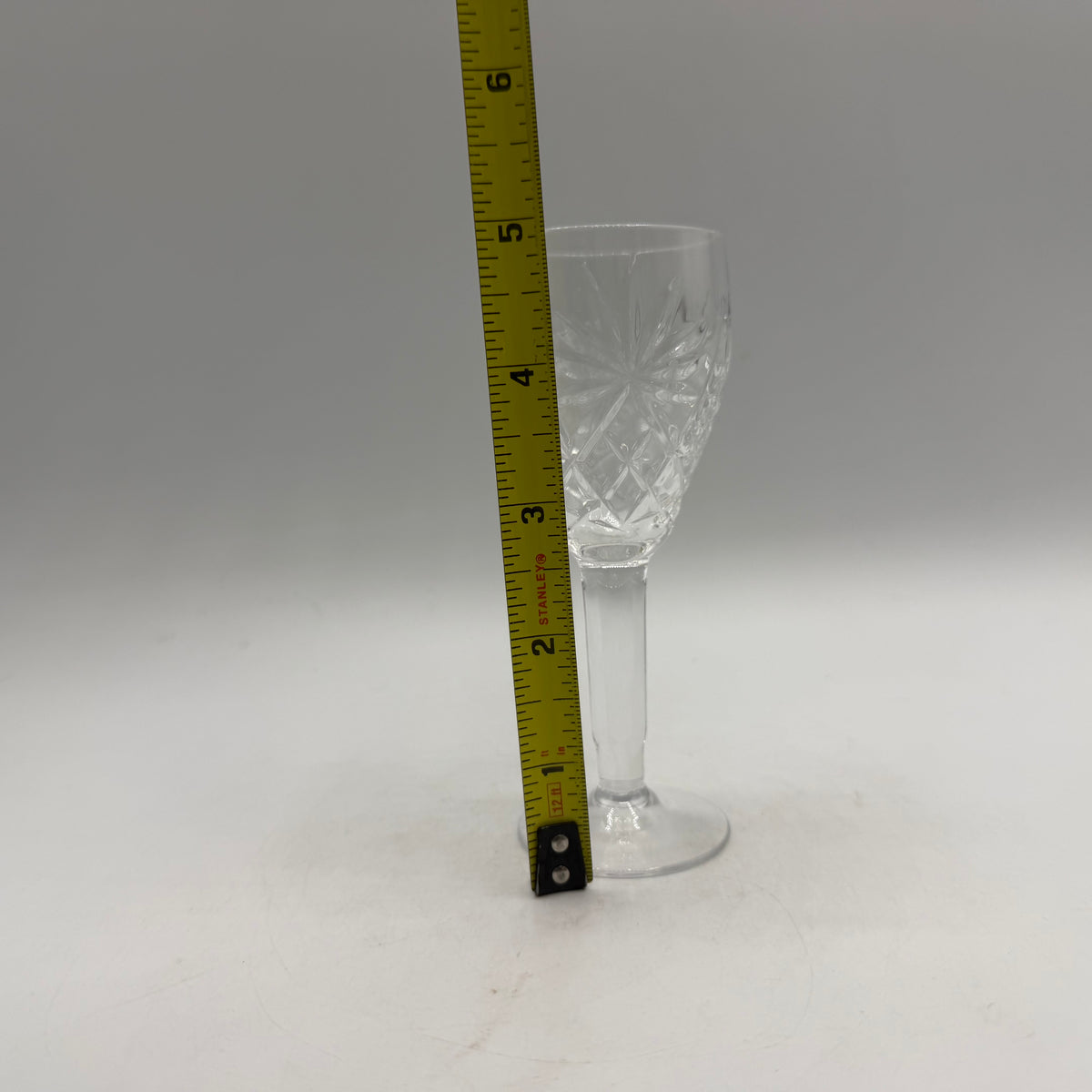 Crystal Cordials, Geometric Pattern, Set of 6