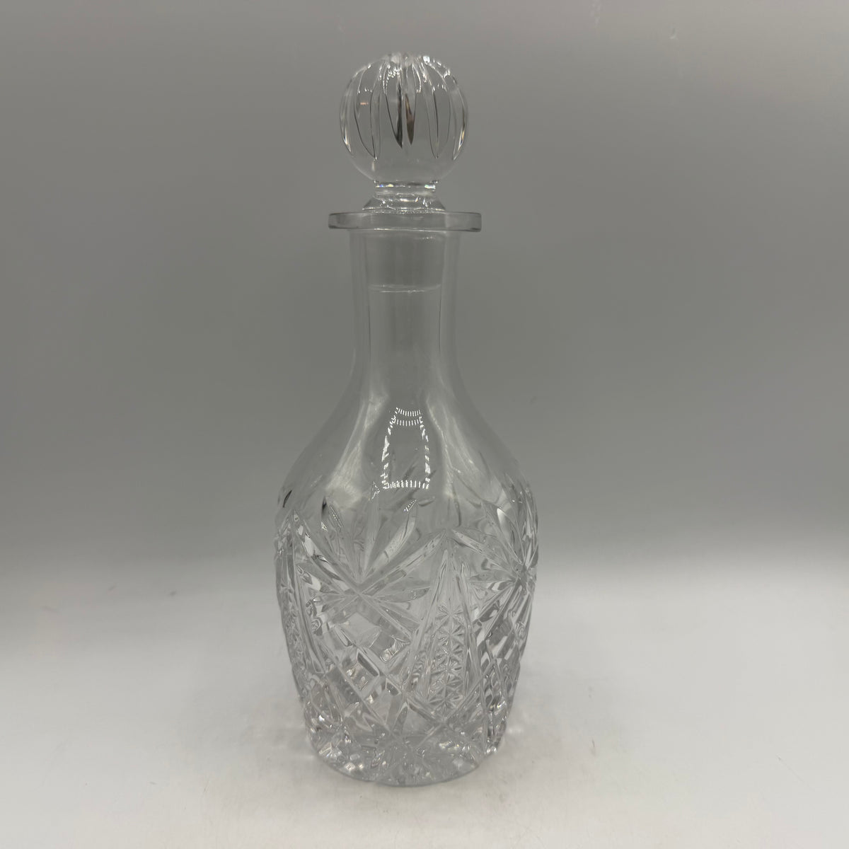 Pineapple & Diamond Glass Decanter with Stopper