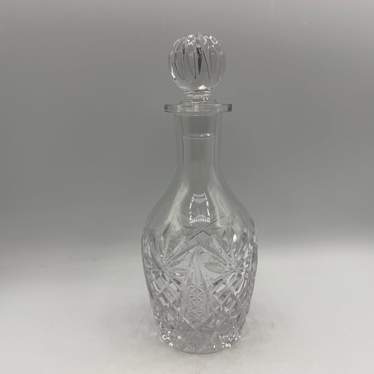 Pineapple & Diamond Glass Decanter with Stopper