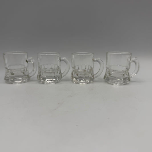 Federal Mini Beer Mug Shot Glass, set of 4