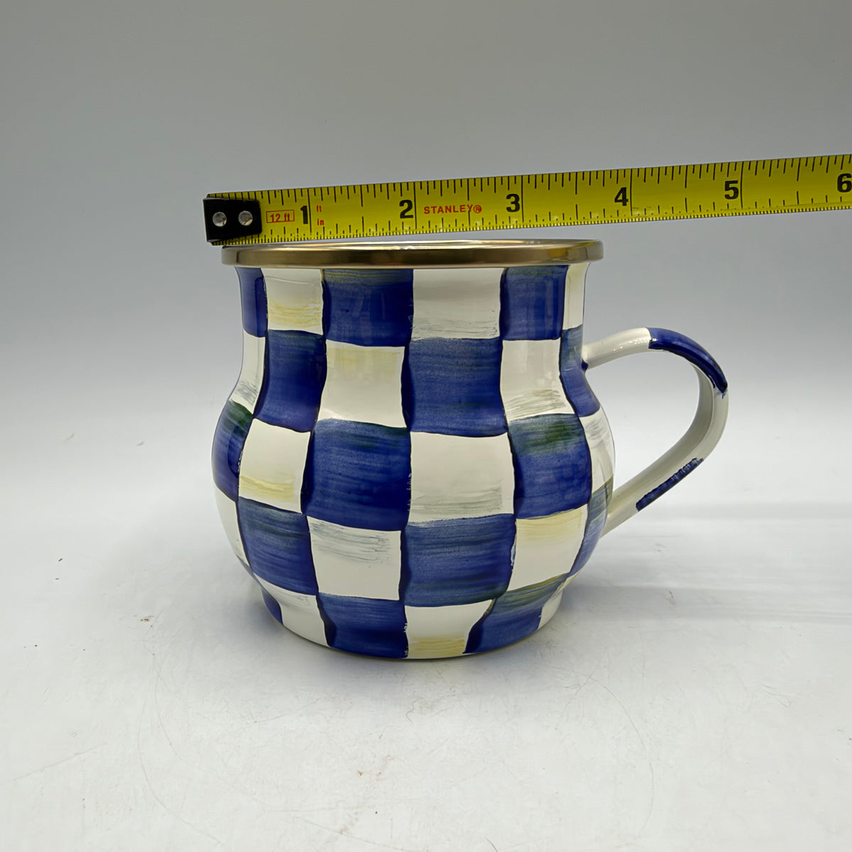 MacKenzie-Childs Royal Check Mug, 16oz