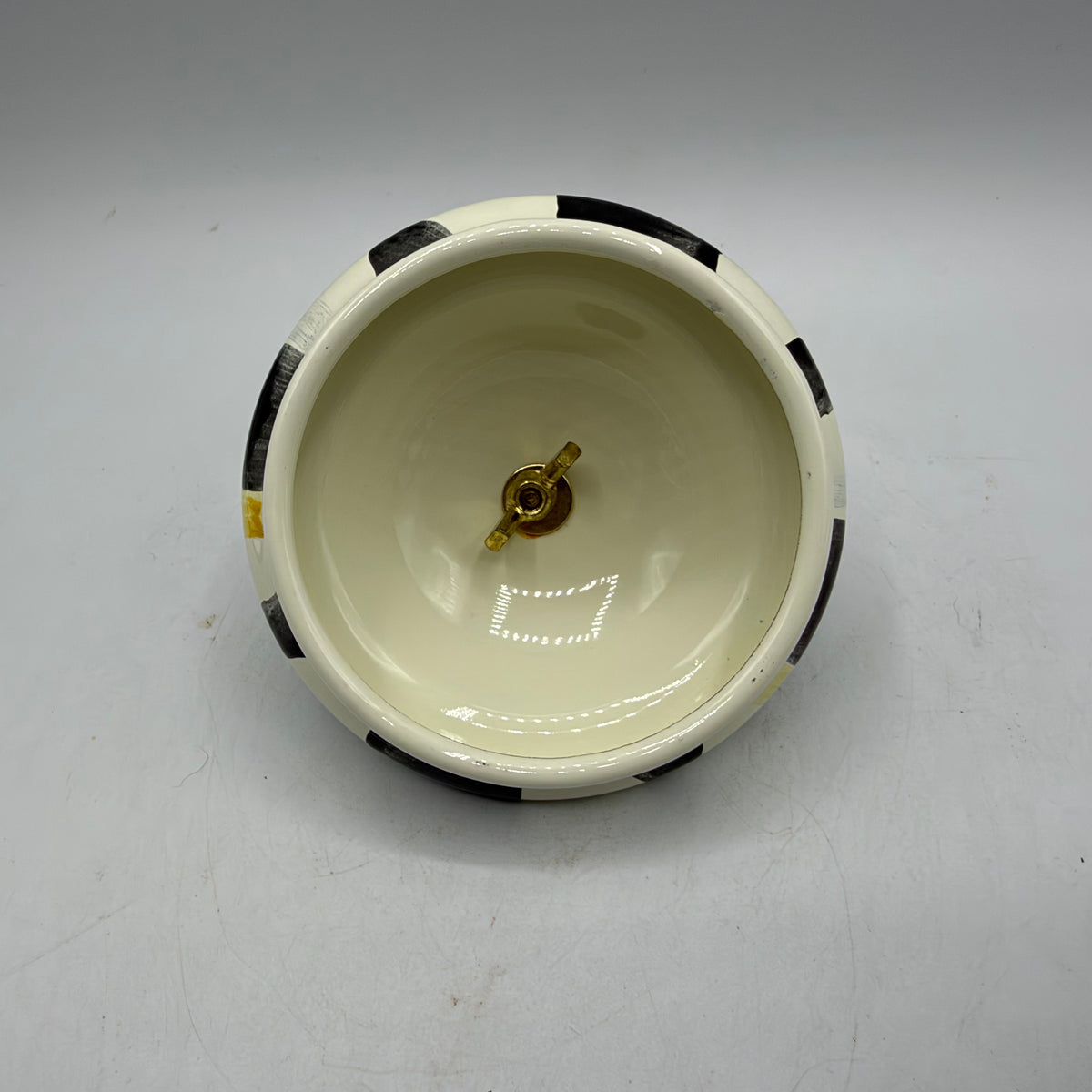 MacKenzie-Childs Courtly Check Enamel Lidded Sugar Bowl and Creamer