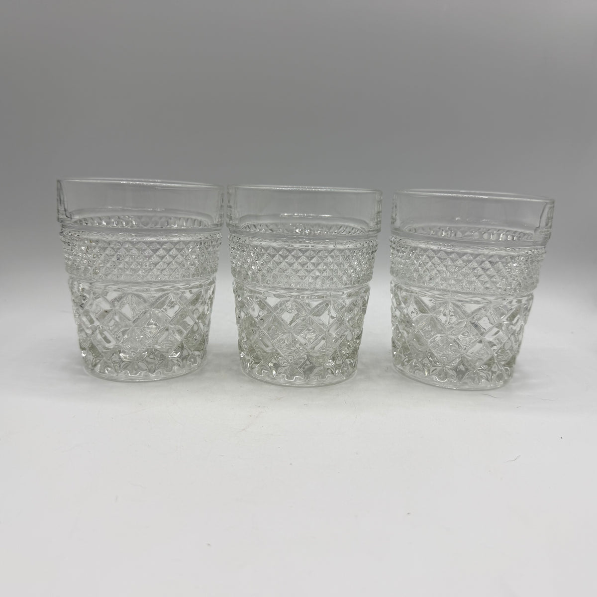Kromex Condiment Trio Caddy, Glasses, & Spoons