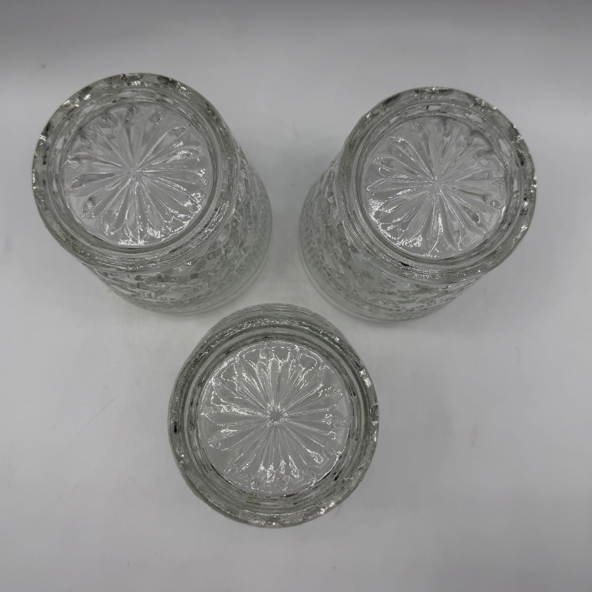 Kromex Condiment Trio Caddy, Glasses, & Spoons
