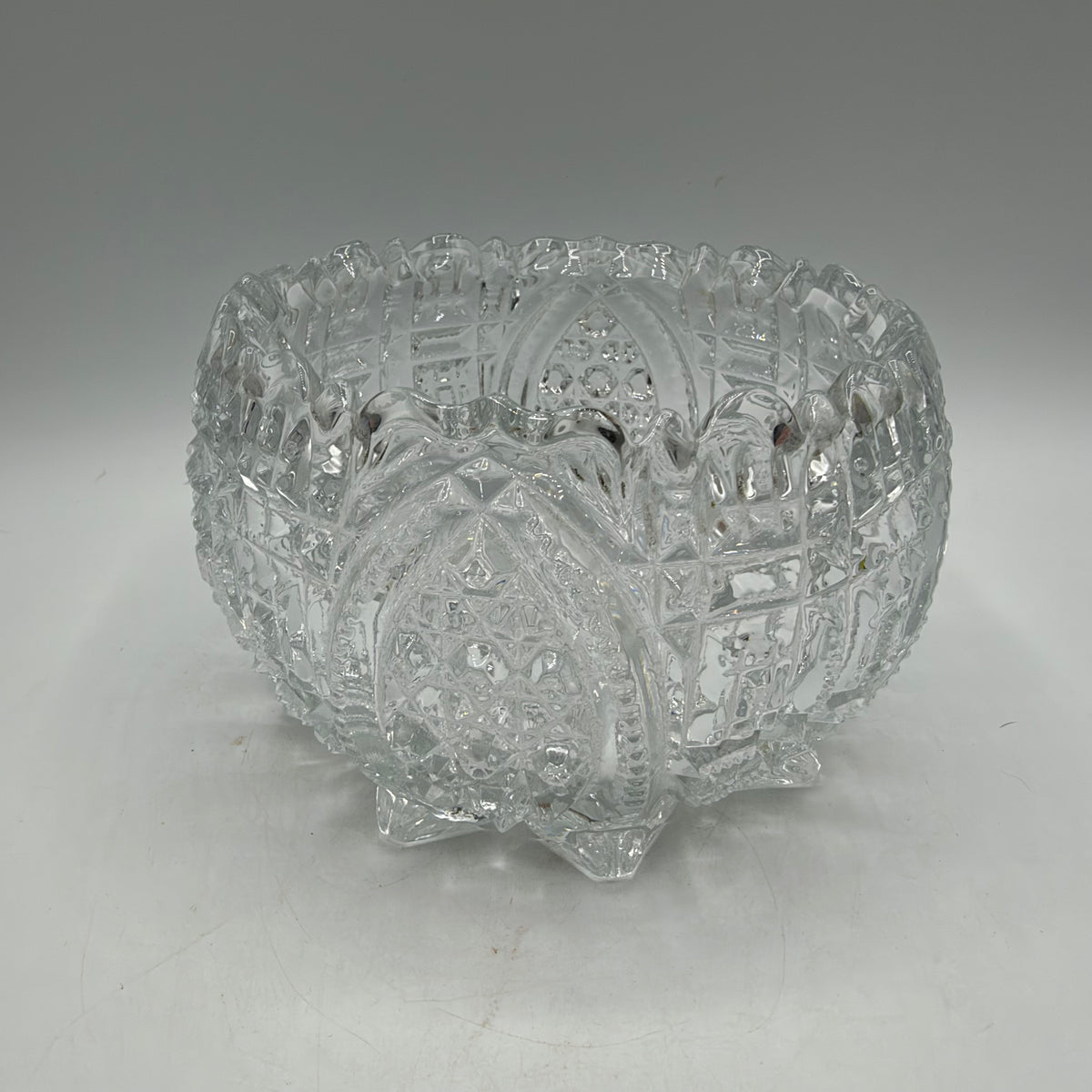 Higbee Fortuna EAPG Glass Candy Nut Bowl