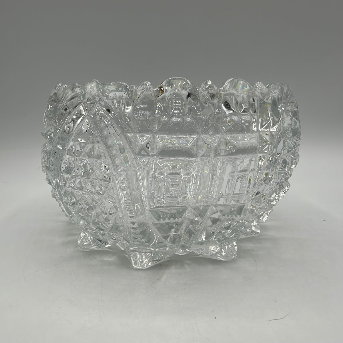 Higbee Fortuna EAPG Glass Candy Nut Bowl