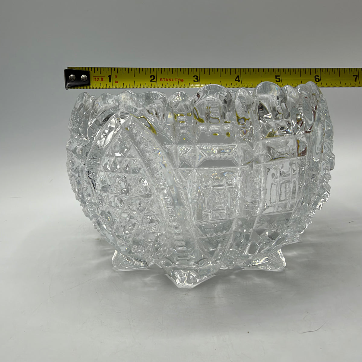 Higbee Fortuna EAPG Glass Candy Nut Bowl