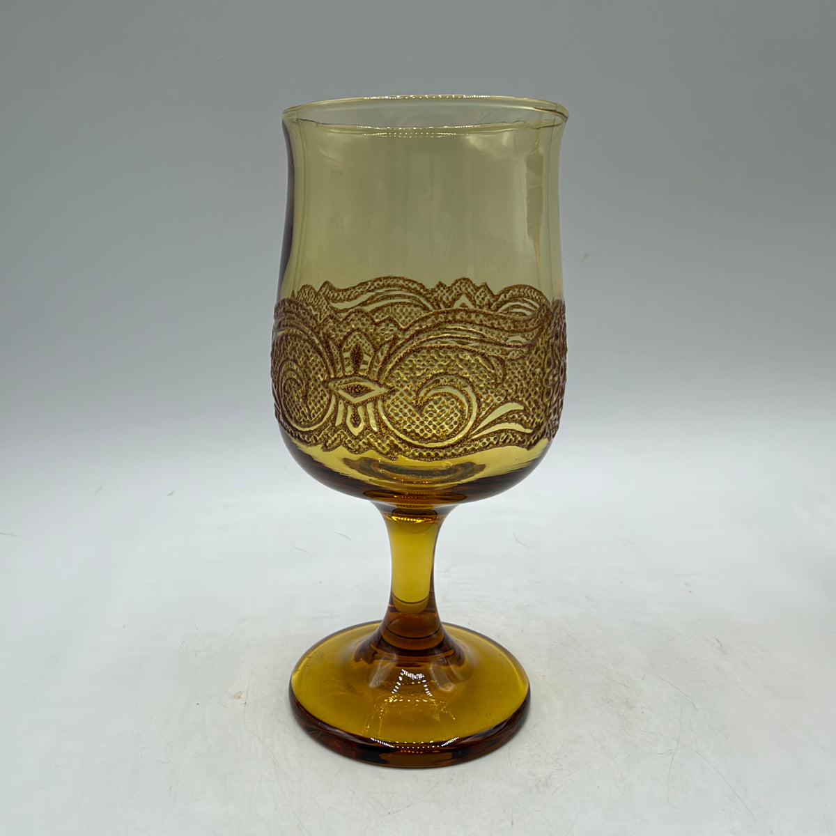 Libbey Floral Americana, Amber, Set of 3