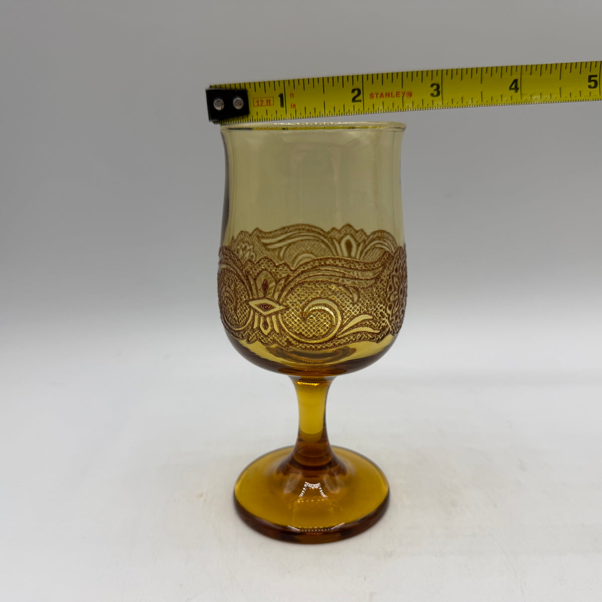 Libbey Floral Americana, Amber, Set of 3